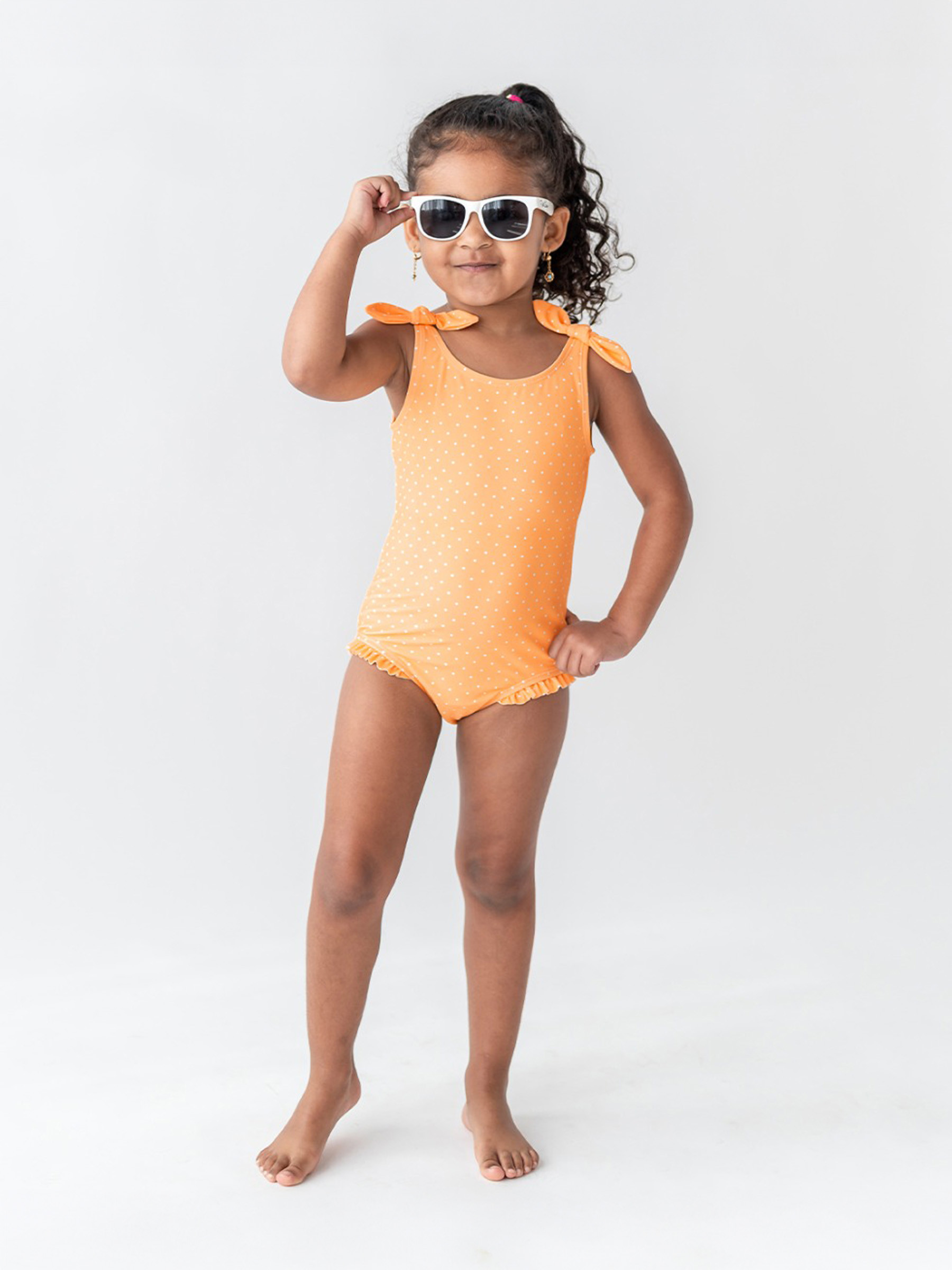 Tie Shoulder One Piece | RuffleButts / RuggedButts