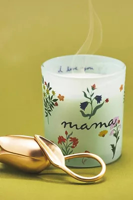 Maye Mama Floral Night Gardenia Candle & Snuffer Gift Set | Anthropologie (US)