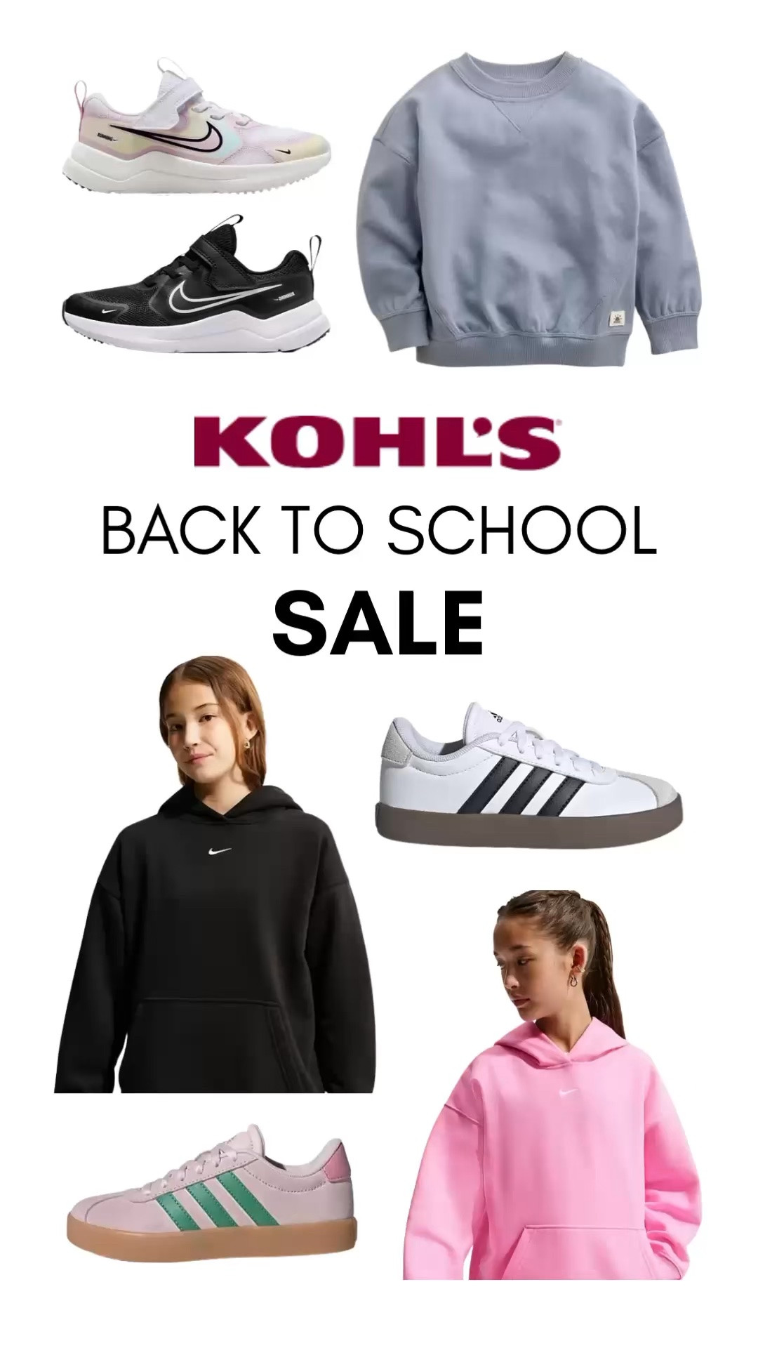 Kohl’s is having some really great back to school sales on kids’ shoes and clothing! (Nike, adidas, and Little Co.)

#LTKKids #LTKSaleAlert