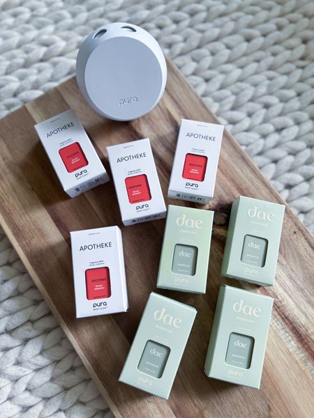 Updating our scents for the month. These are two of my favorite everyday fragrances. We love our Pura Smart Diffusers—our home always smells amazing! 

For reference our home is 4,500 sq. feet & we have 4 total diffusers; 3 upstairs & 1 in the common area downstairs.

Home Must Haves - Home Fragrance -  

#pura  #homerefresh #fragrance #homefragrance #summerfragrance #summerscent #dae #apotheke 


#LTKFamily #LTKHome