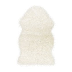Ikea 302.290.77 Tejn faux sheepskin, white | Amazon (US)