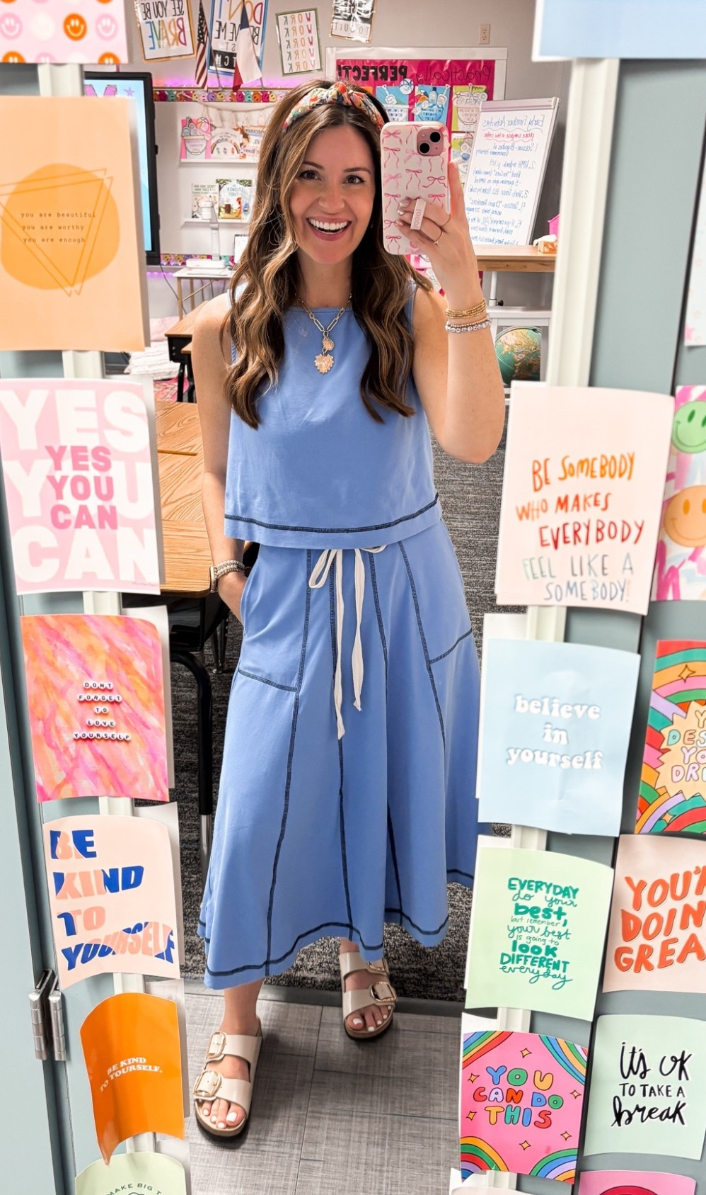 Cutest little Amazon skirt set. Wearing size XS! 💙

Teacher, summer, matching set, look for less, free people

#LTKootd