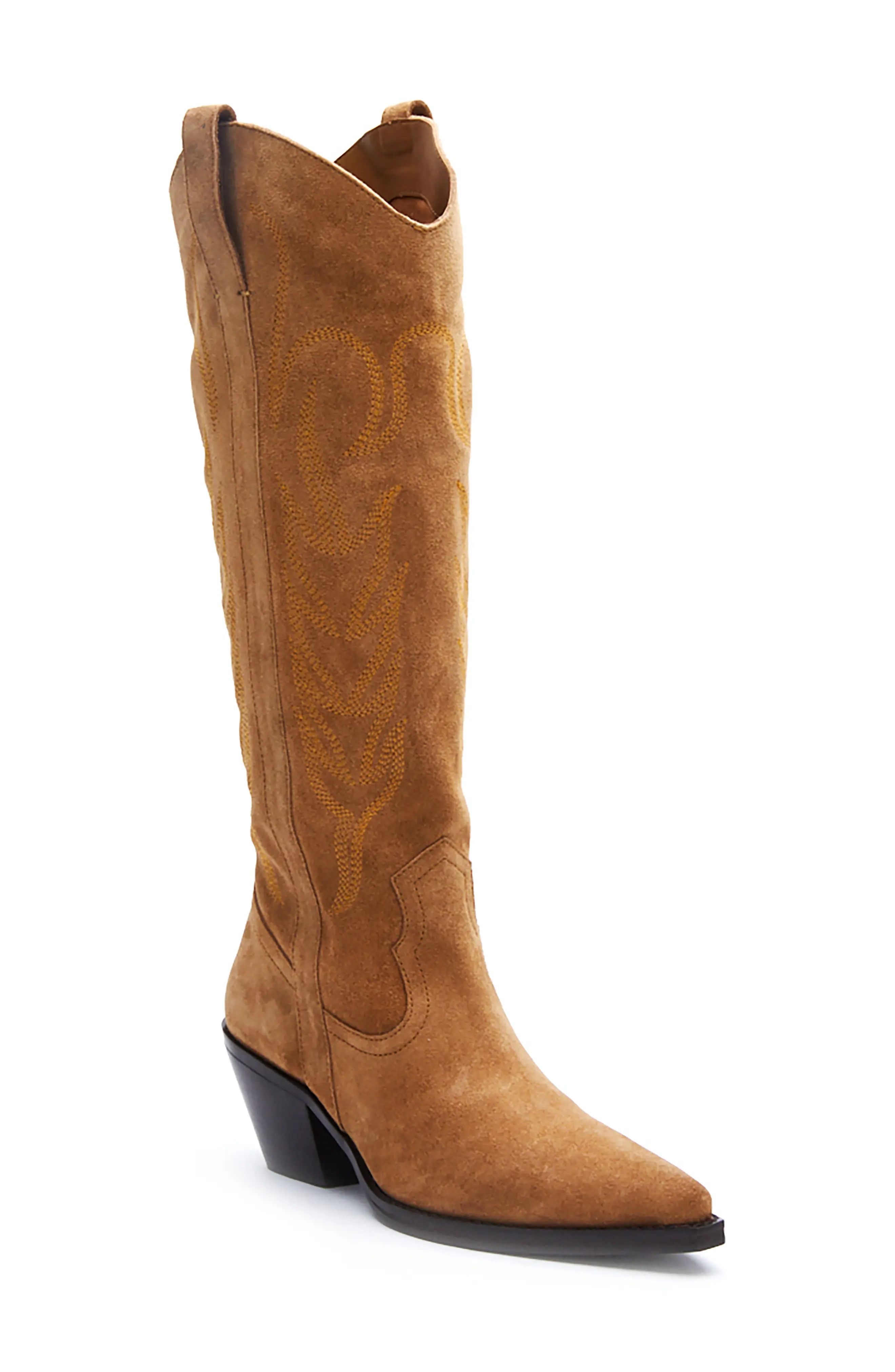 Coconuts by Matisse Agency Western Pointed Toe Boot in Tan at Nordstrom, Size 10 | Nordstrom