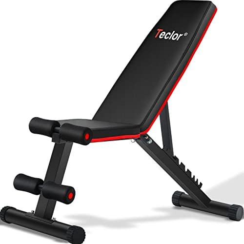 Teclor Adjustable Weight Bench - 700LB Stable Weight Bench, Full Body Workout Multi-Purpose Folda... | Amazon (US)