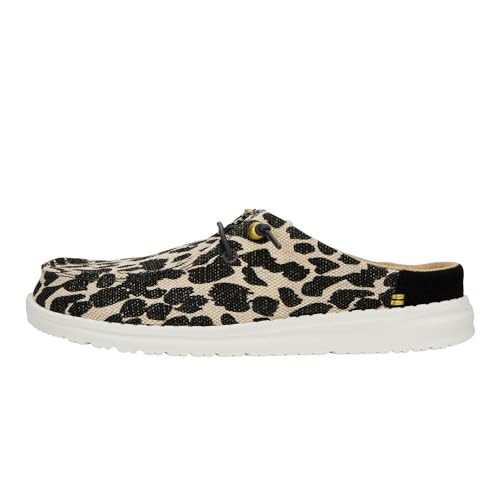 HEYDUDE Wendy Slip Classic | Women's Shoes | Women's Slip On Loafers | Comfortable & Light-Weight Leopard | Amazon (US)