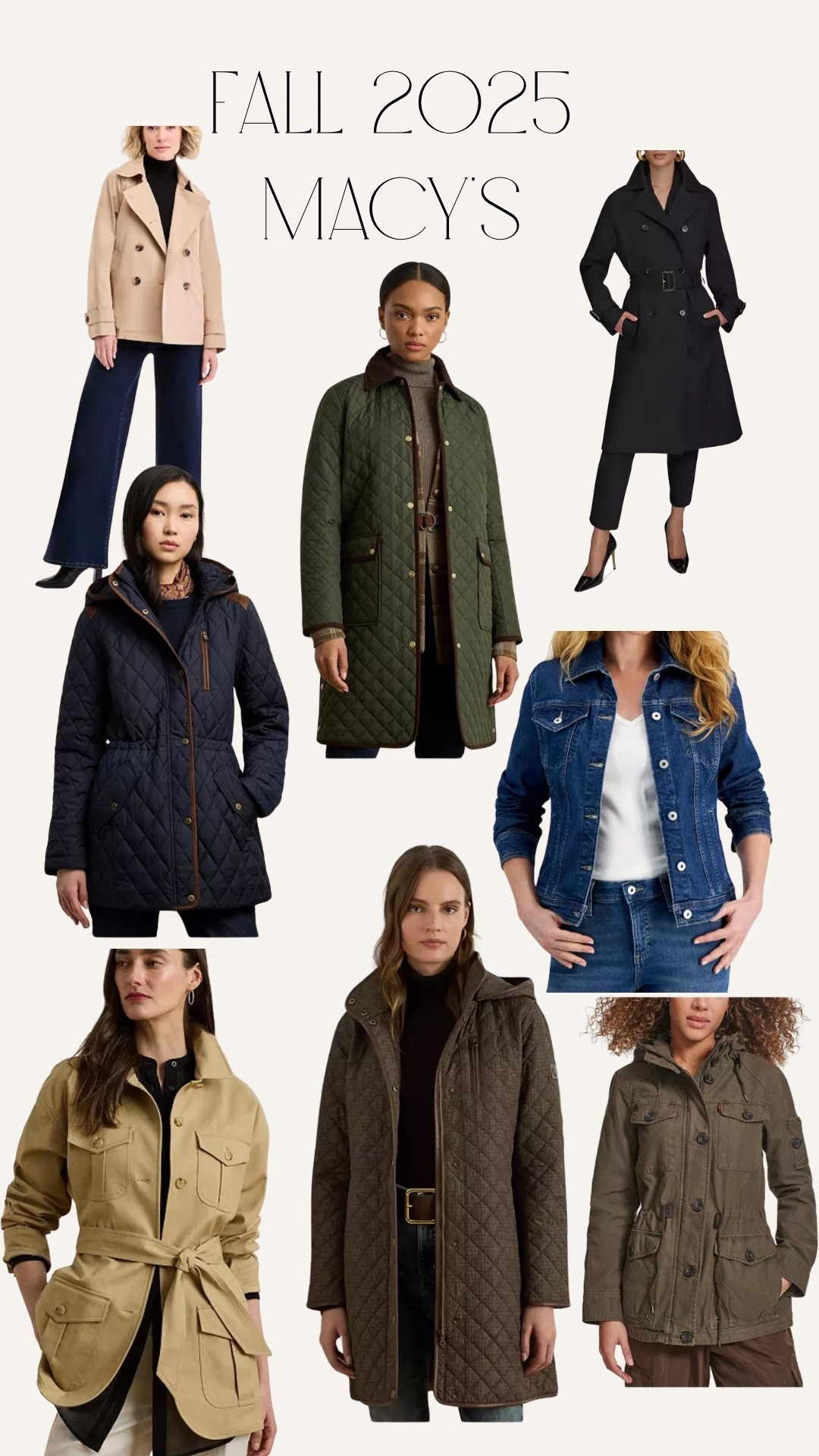 Jacket and coat weather is about here. Macy’s is having a great sale on these beautiful fall jackets/coats. 

#LTKFallSale #LTKSeasonal