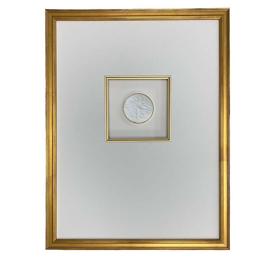 Framed Religious Intaglios in 12x16 Gold Frame (The Hidden Treasure) | Amazon (US)