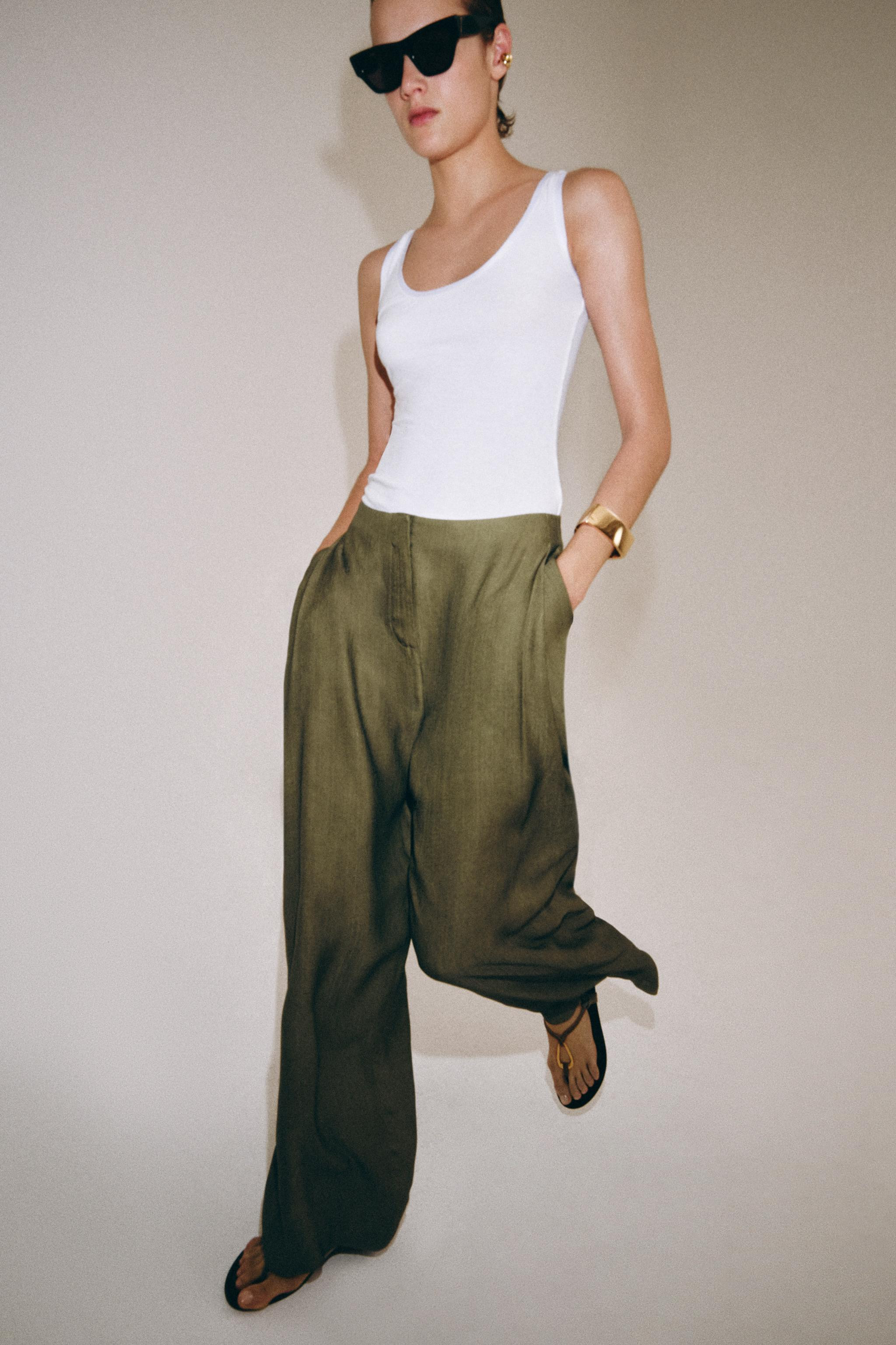 ZW COLLECTION FLOWY PANTS | Zara US