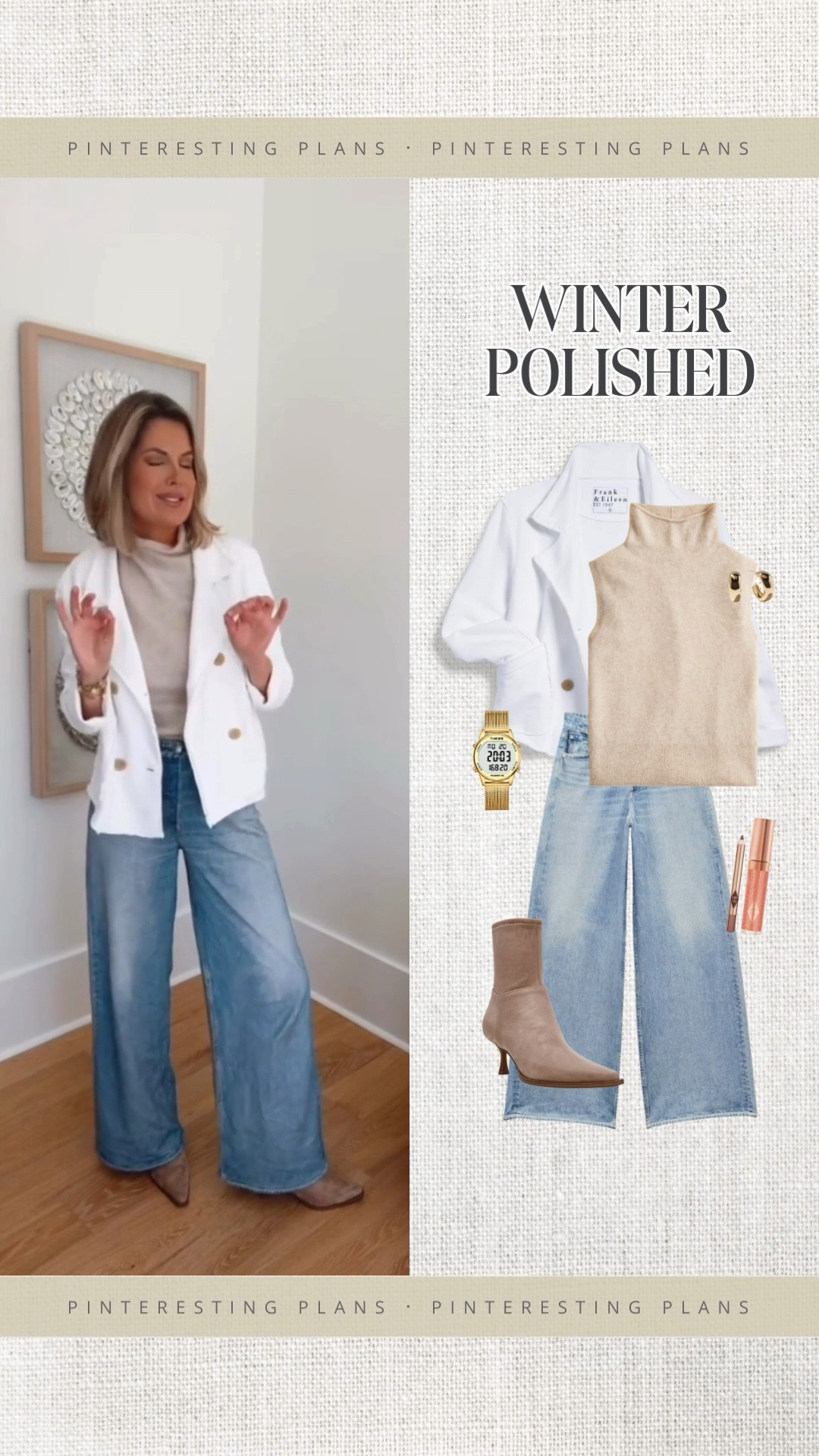 I am 5’11” wearing small tops and 27 sweatshirt jeans. These have a 33” inseam.  I size up .5 in booties to have room for warm socks.  

Sharing other SWEATPANT jeans by the same brand with different inseams.  

#LTKootd #LTKOver40 #LTKTall