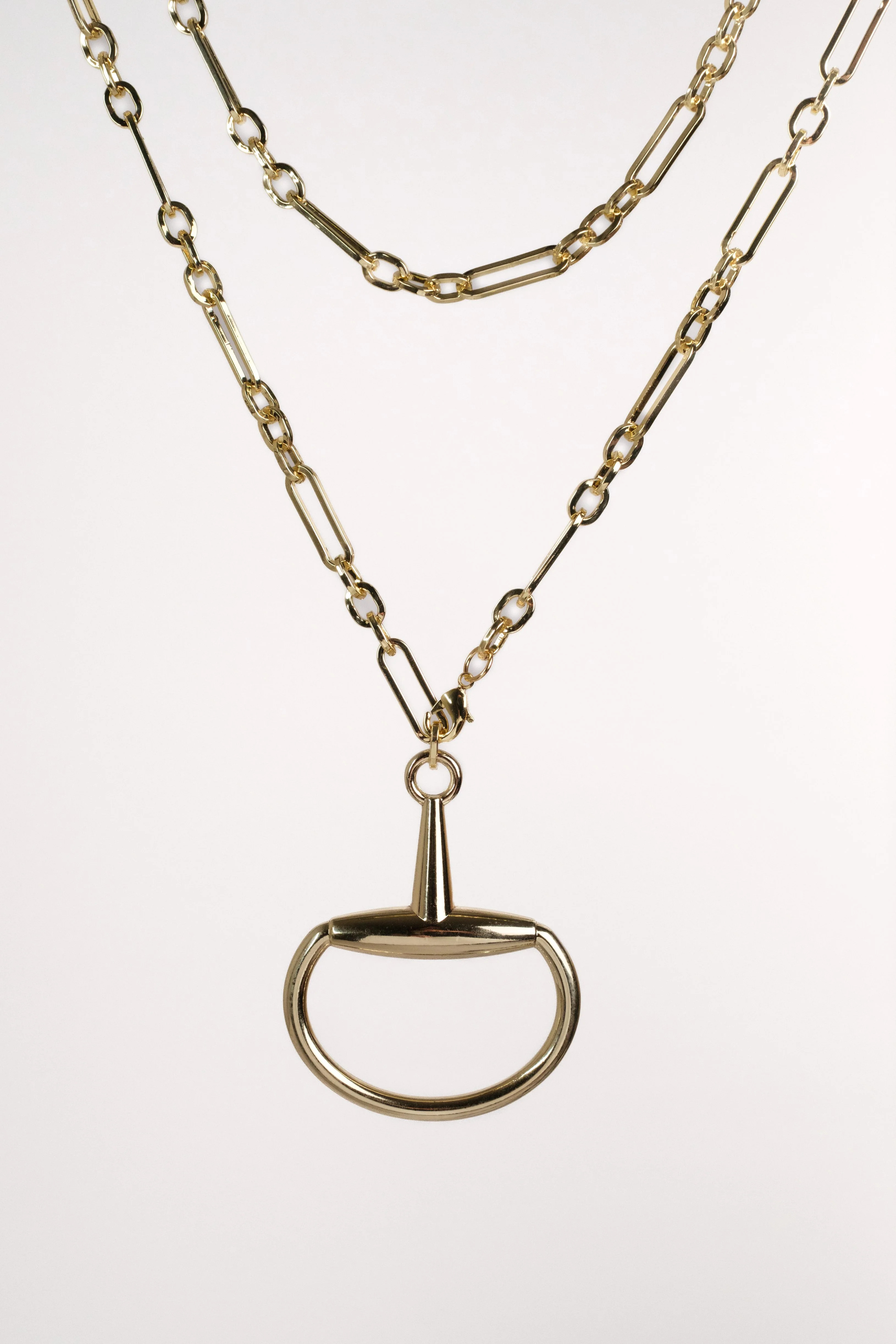A Bit of Power XL 316L Stainless Steel Horse Bit Necklace | KC Chic Designs