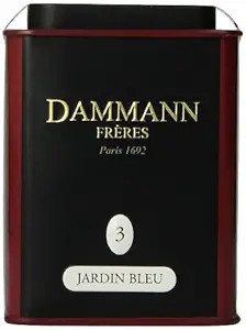 Dammann Freres Loose Leaf, Jardin Bleu, Premium Gourmet French Black Tea, Blend Strawberry, Rhuba... | Amazon (US)