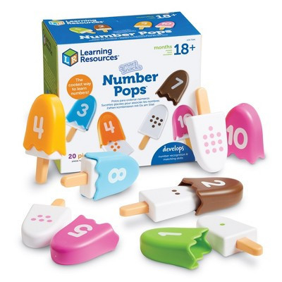 Learning Resources Smart Snacks Number Pops, Set of 10, Ages 2 + | Target