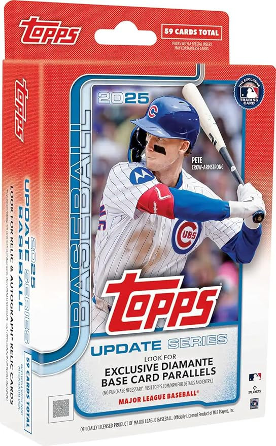 2025 Topps Update Series Baseball Hanger Box 59 Total Cards | Amazon (US)