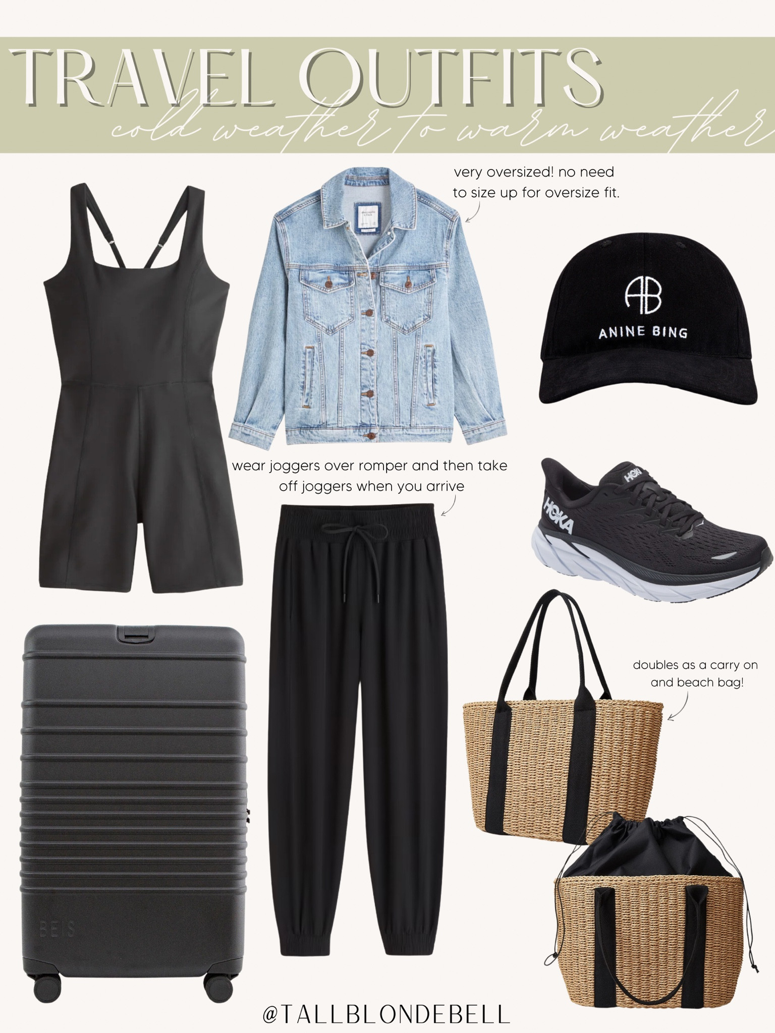 Travel outfit ideas for cold weather to warm weather 

#LTKtravel #LTKFind #LTKSeasonal