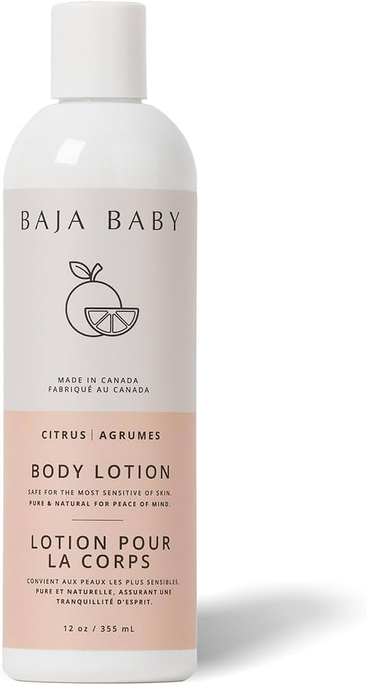 Citrus Baby Lotion - Organic, Gluten-Free, Vegan, EWG VERIFIED™ - Ideal for Sensitive Skin - Al... | Amazon (US)