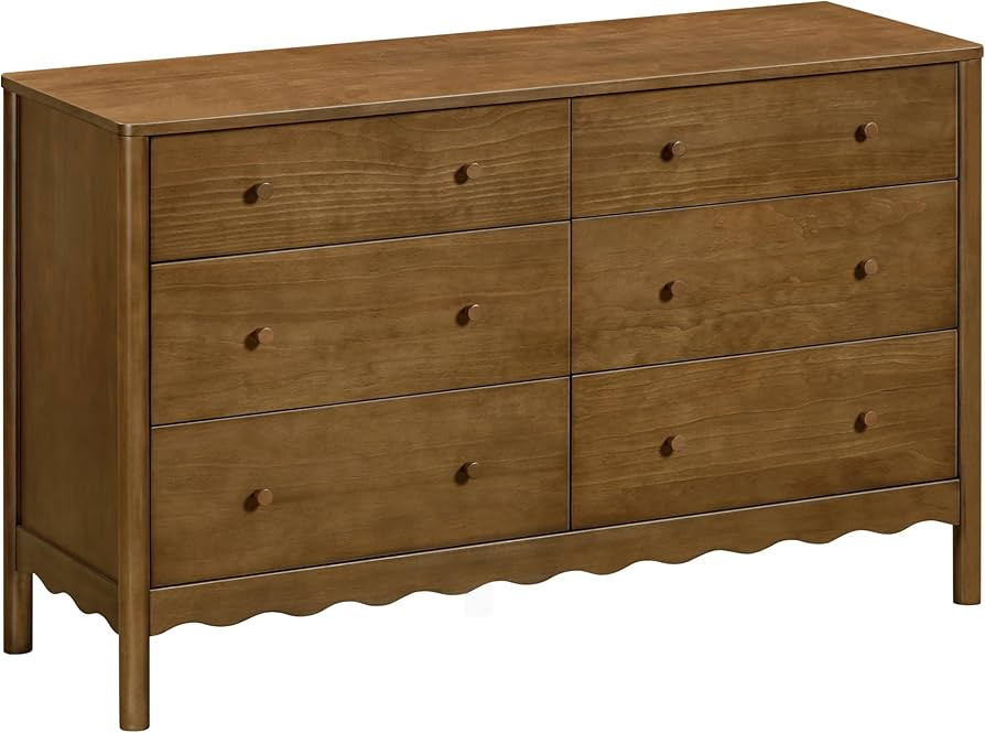 Babyletto Swell 6-Drawer Assembled Dresser in Natural Walnut, Greenguard Gold Certified | Amazon (US)