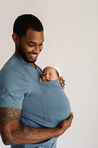Amazon.com: Lalabu Dad Shirt | Baby Carrier | Baby Wrap | Babywearing | for Dads (Large, Pure Bla... | Amazon (US)