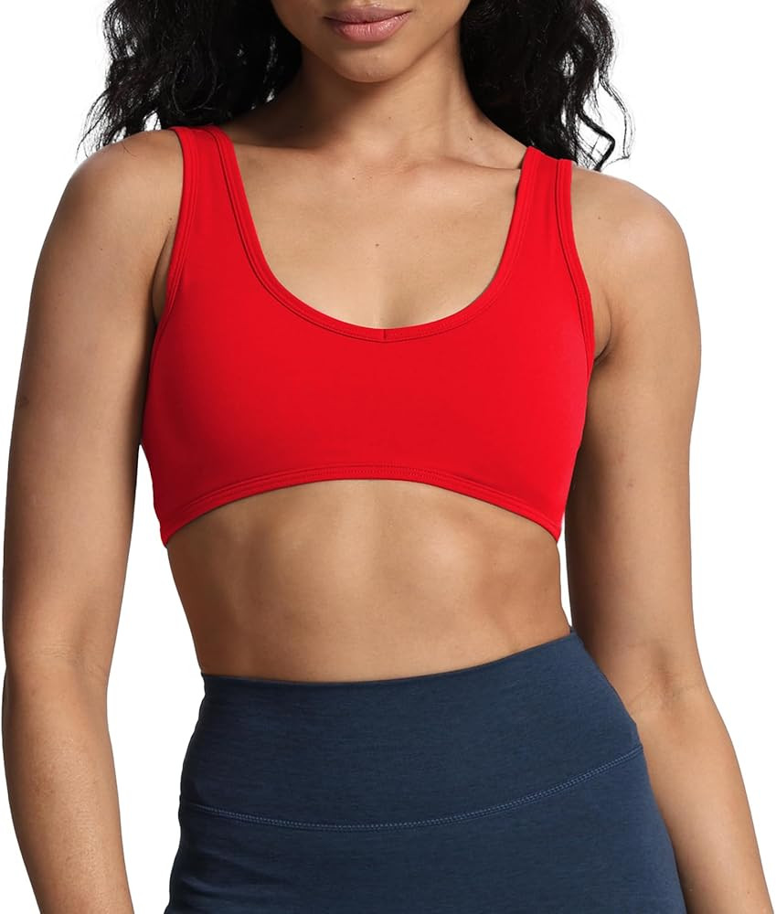Aoxjox Women's Workout Sports Bras Basic Baddie Fitness Backless Training Gym Bra Yoga Crop Tank ... | Amazon (US)