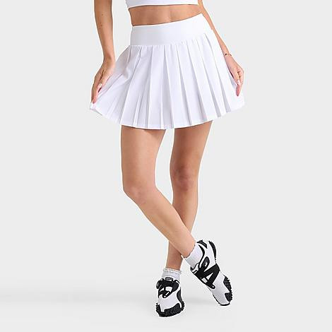 Women's DAILYSZN Tennis Skort in White Size: Large | Finish Line (US)