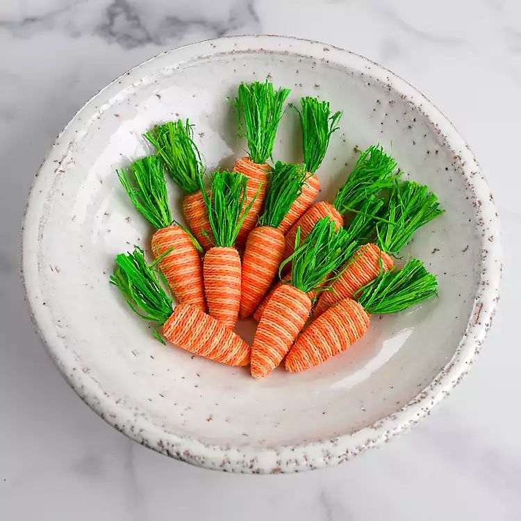New! Tweed Carrots Bowl Filler | Kirkland's Home