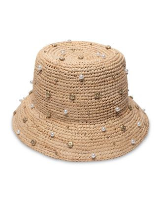 Pearle Raffia Bucket Hat | Bloomingdale's (US)