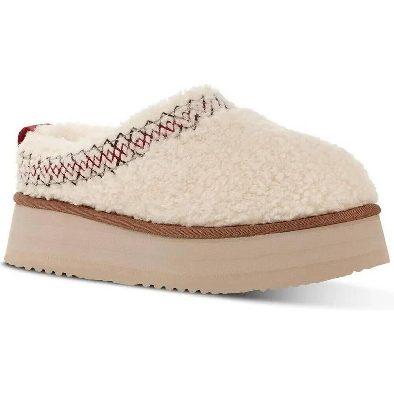 Women's Tazz Braid Slipper Fuzzy Platform Snow Mini Boots Sneakers Anti-Slip | Walmart (US)