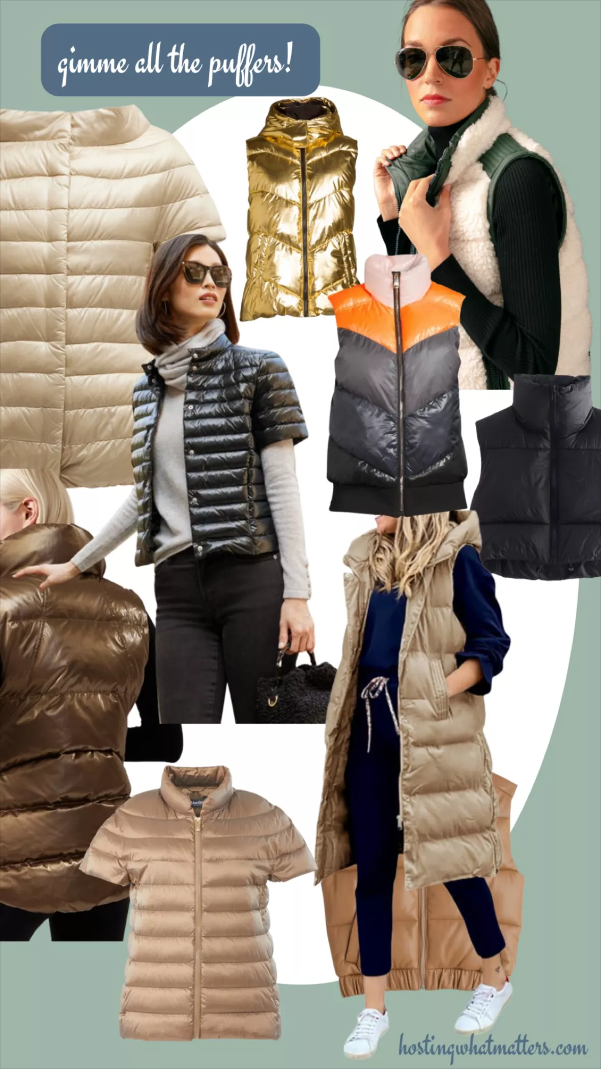 Cropped Puffer Vest curated on LTK