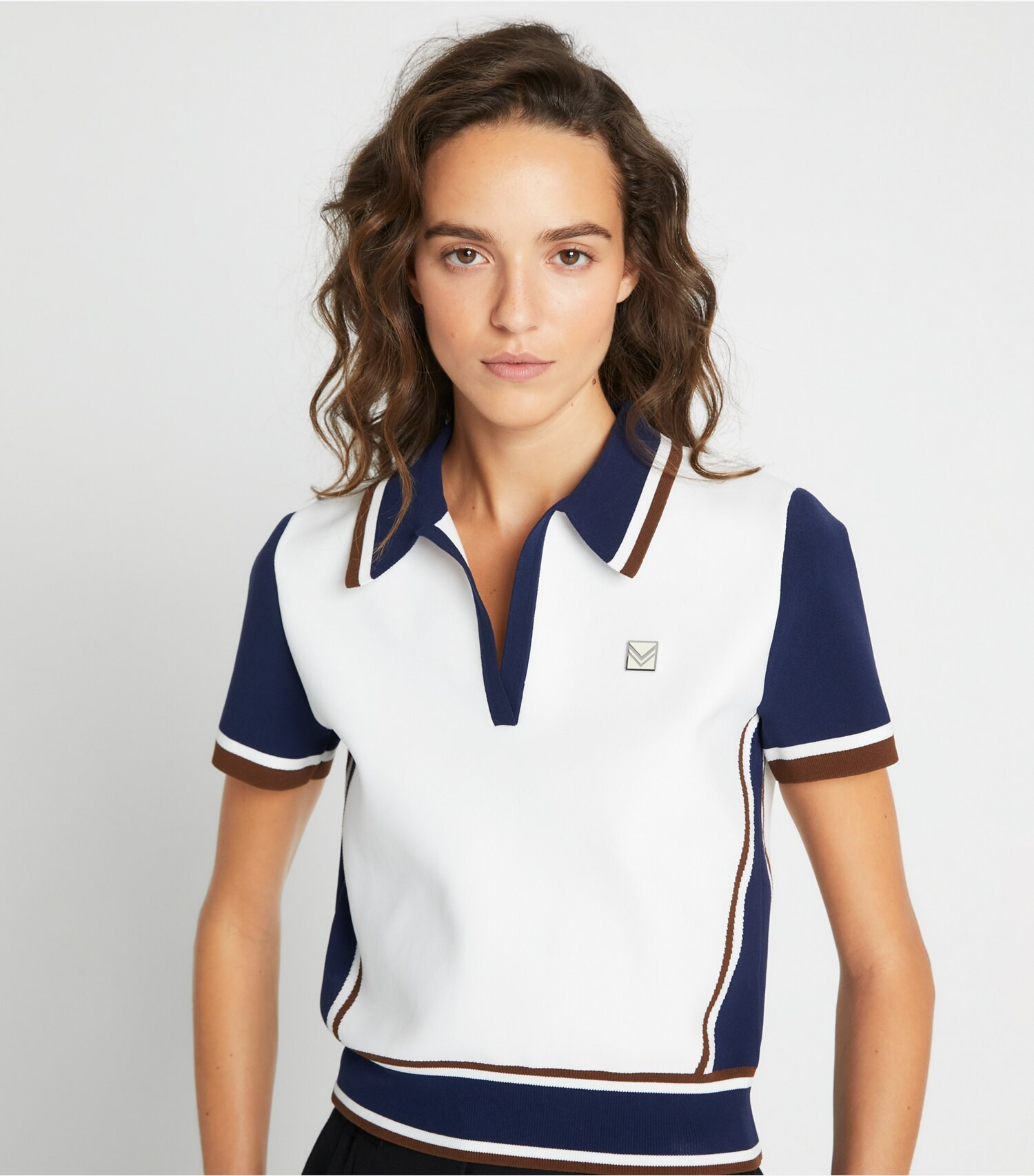 Colorblock Sweater: Women's Designer Sweaters | Tory Sport | Tory Burch (US)