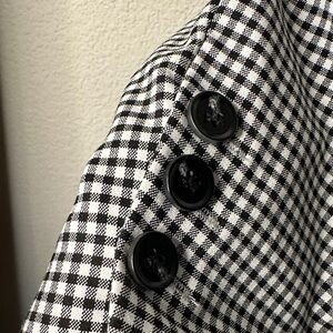 Rachel Zoe Black and White Checkered Blazer | Poshmark
