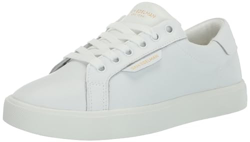 Sam Edelman Ethyl Sneaker White Leather 6 Medium | Amazon (US)