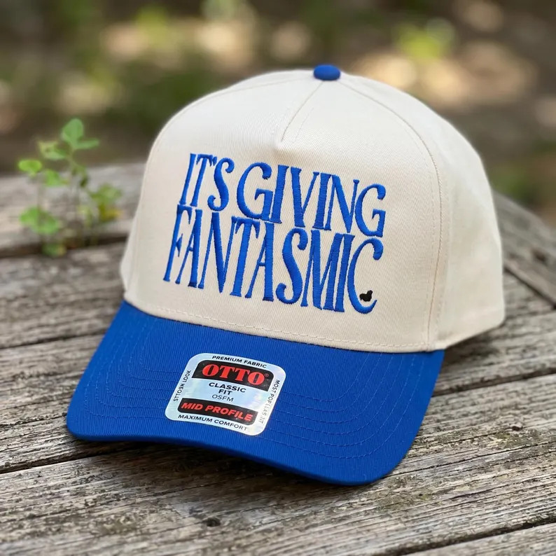 It\u2019s Giving Fantasmic Embroidered Baseball Cap, Trendy Vacation Hat | Etsy (Global)