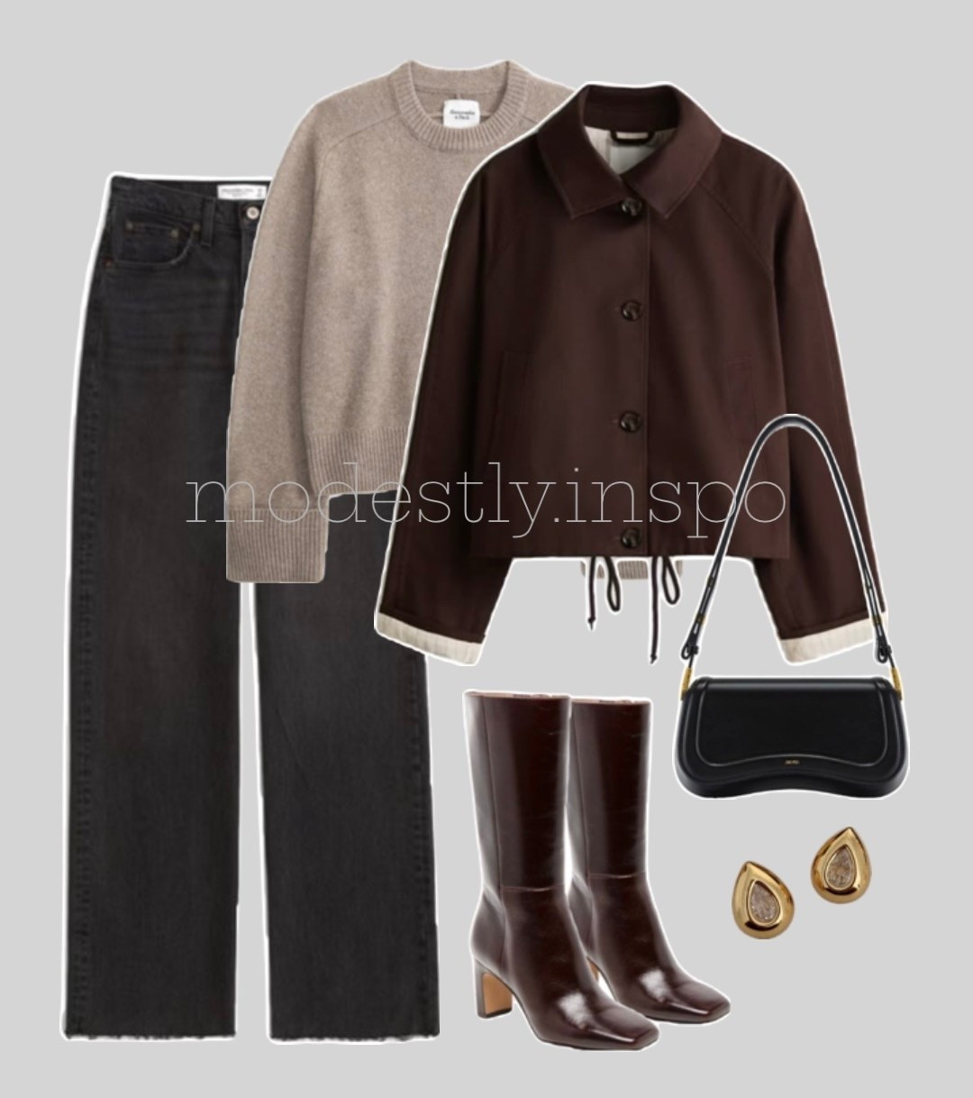 #modest #modestoutfits #modestideas #outfitideas #outfits #outfitinspo #outfitstyling #styling #stylingoutfits #stylingideas #modesty #modeststyle #classystyle #classyoutfits #elegant #elegantoutfits #chicoutfits #falllooks #fallfashion #fallideas #winterideas #winterinspo #winteroutfits #autumnoutfits #winter #fall #brownjacket 

#LTKgrwm #LTKSaleAlert #LTKootd