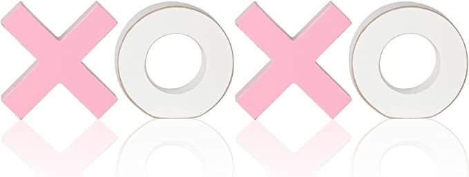 XOXO Valentine's Day Tier Tray Decor XOXO Wooden Sign Romantic Table Centerpiece Valentine's Day ... | Amazon (US)