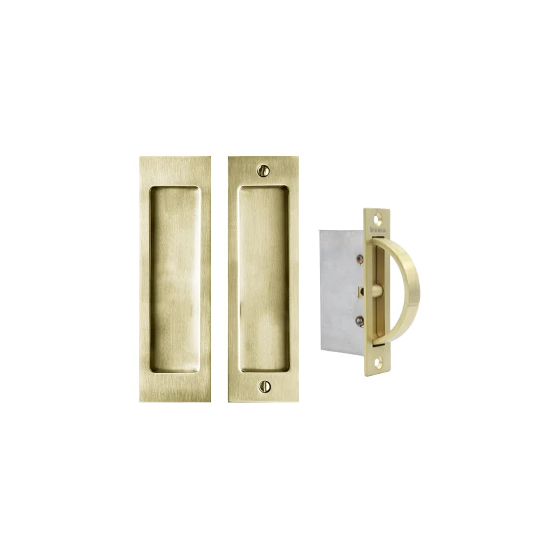 Pocket Door Hardware Passage Set with Edge Pull | Wayfair North America
