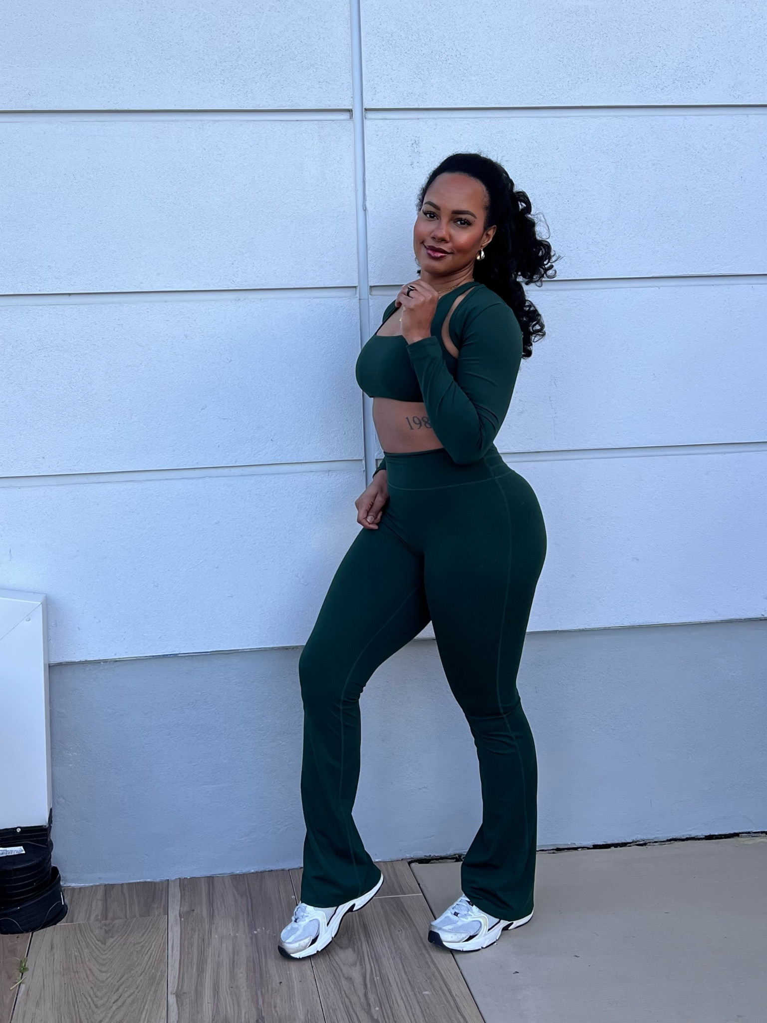 I can’t get over this recent Amazon find! It looks like so many premium brands with the perfect style and fit! 

Runs true to size. I’m wearing:
Large - bra
Media- bolero
Medium - bottoms

#LTKMidsize #LTKFitness #LTKActive