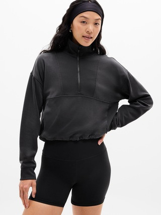 Seasoft Rib 1/4 Zip Popover | Athleta