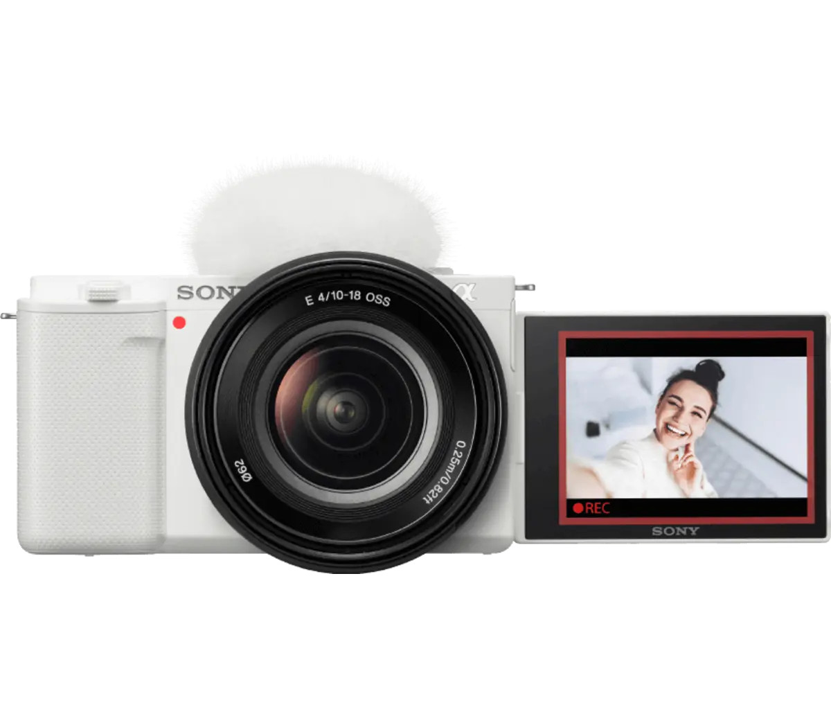 Alpha ZV-E10 - APS-C Interchangeable Lens Vlog Camera & Lens Kit 24MP, 4K/30p, Vlog style camera | Sony Electronics