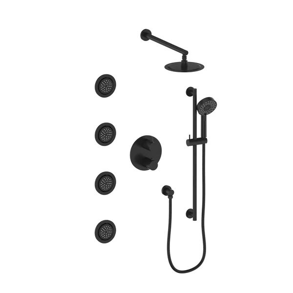 Complete Shower System with Rough in-Valve | Wayfair North America