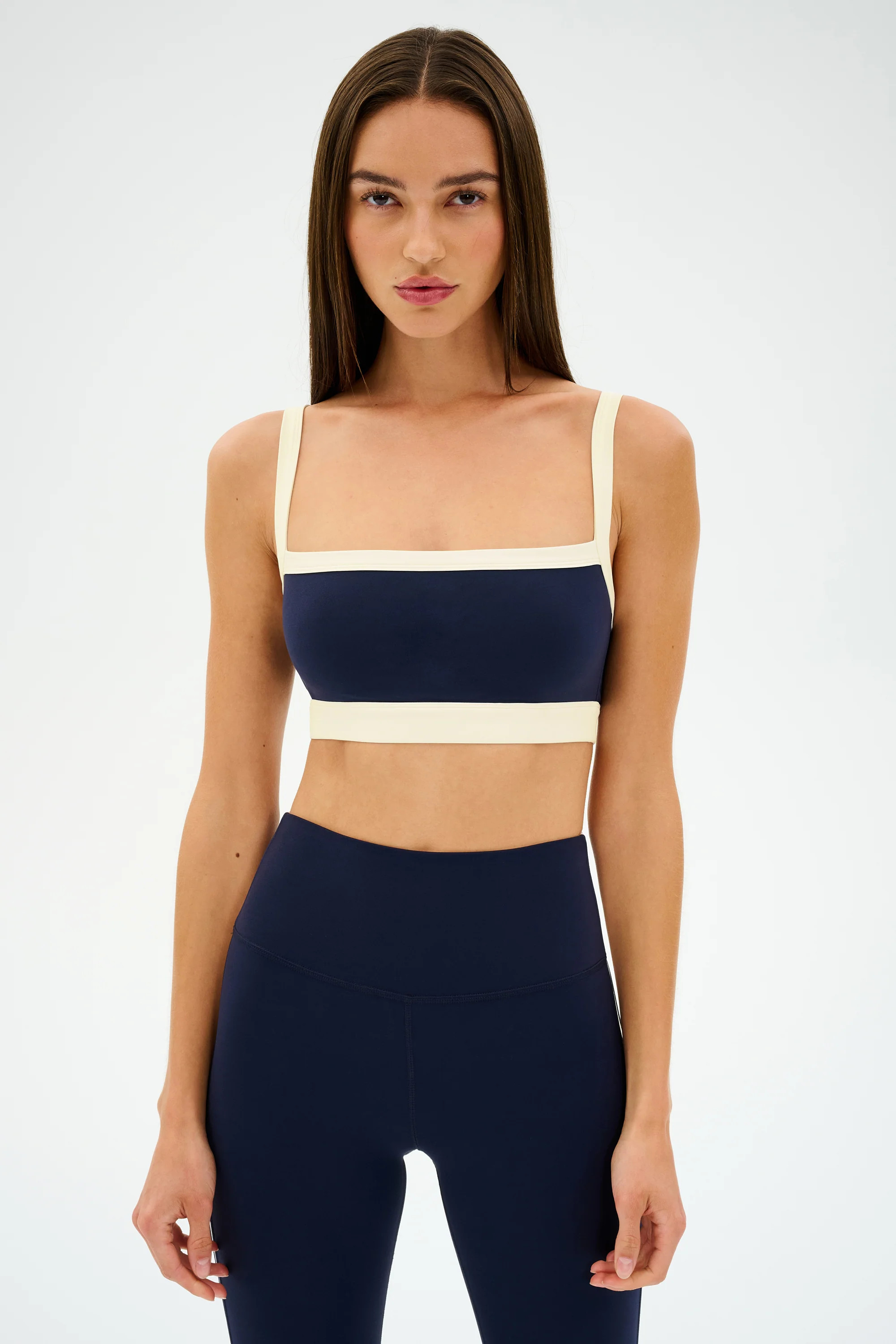 Monah Rigor Bra - Indigo/Creme | Splits59.com