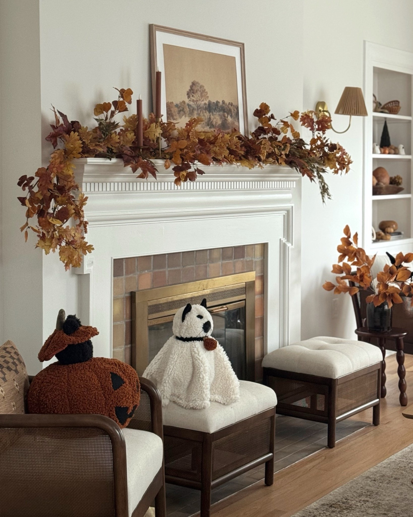 What I’d use to recreate last year’s fall mantel this year - all linked here!

#LTKSeasonal #LTKHome