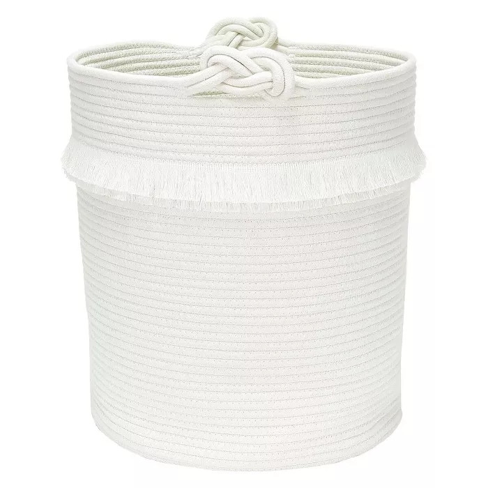 Round Fabric Toy Storage Bin White - Pillowfort™ | Target