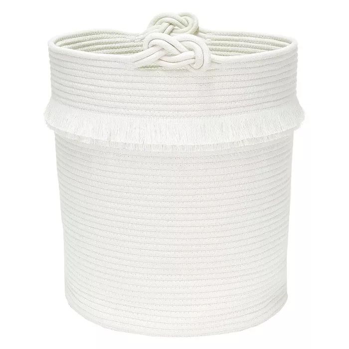 Round Fabric Toy Storage Bin White - Pillowfort™ | Target