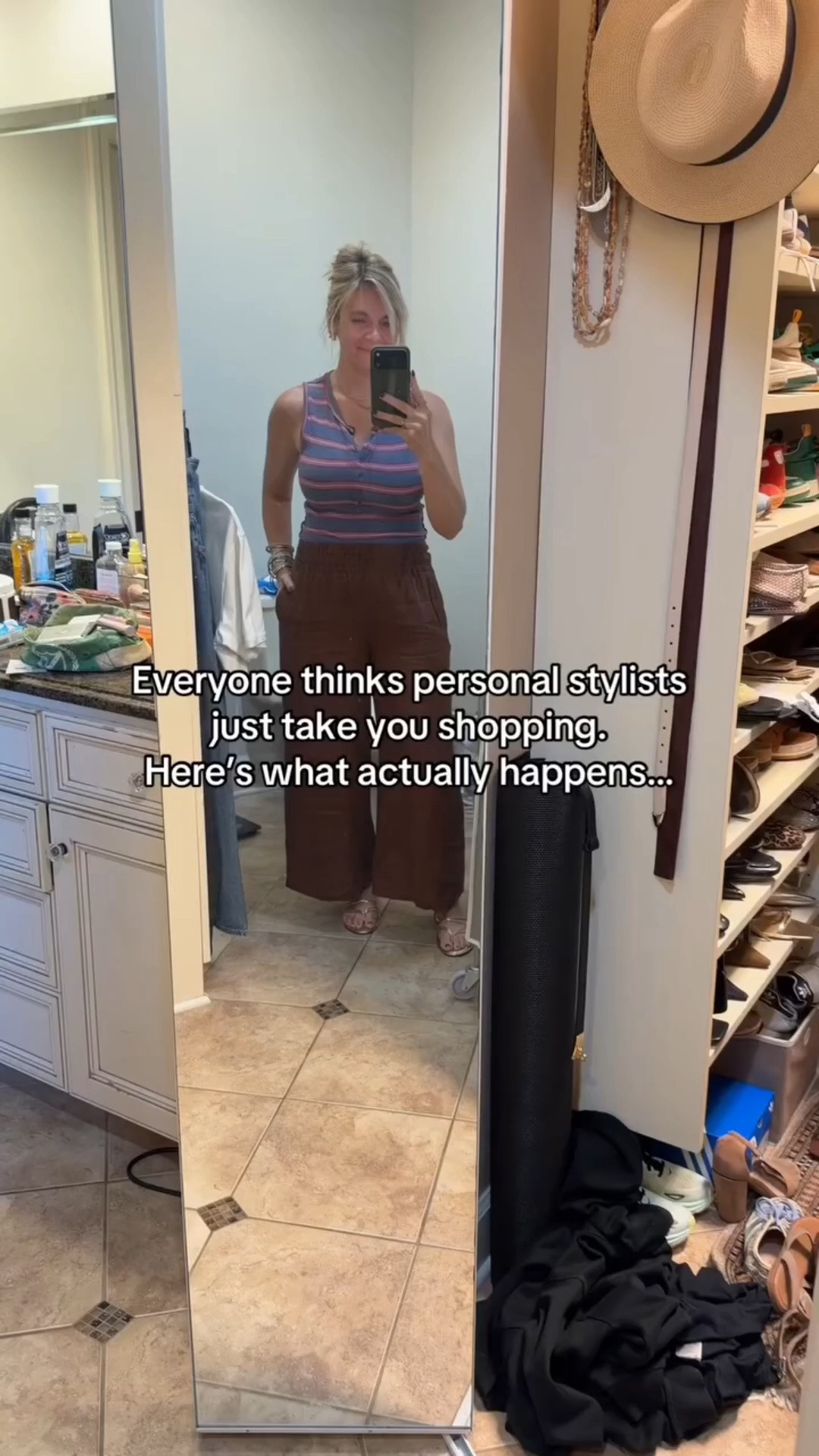 Everyone thinks personal stylists just take you shopping.

And yes…we shop. 😂

But honestly? Shopping is one of the smallest parts of what we actually do.

Before I ever pull a single piece for a client, I’m thinking about her real life. Where is she actually getting dressed to go? What does she already own? What does she reach for over and over again? What sits untouched? What makes her feel great? What is consistently making getting dressed harder than it needs to be?

Because anyone can help you buy more clothes.

The real work is figuring out which clothes will actually make your wardrobe—and your life—work better.

Sometimes that means shopping.

Sometimes it means realizing you already own exactly what you need and just haven’t figured out how to wear it.

Sometimes it means identifying the handful of pieces that would suddenly make 20 other things in your closet more useful.

And sometimes it means telling you that you absolutely do NOT need another version of the thing you already own seven of. 😂

A successful personal styling experience isn’t measured by how many shopping bags you leave with.

It’s whether getting dressed feels easier after we’re done. 🤍

#PersonalStylist #PersonalStyling #WardrobeTips #StyleOver40 #EffortlessStyle