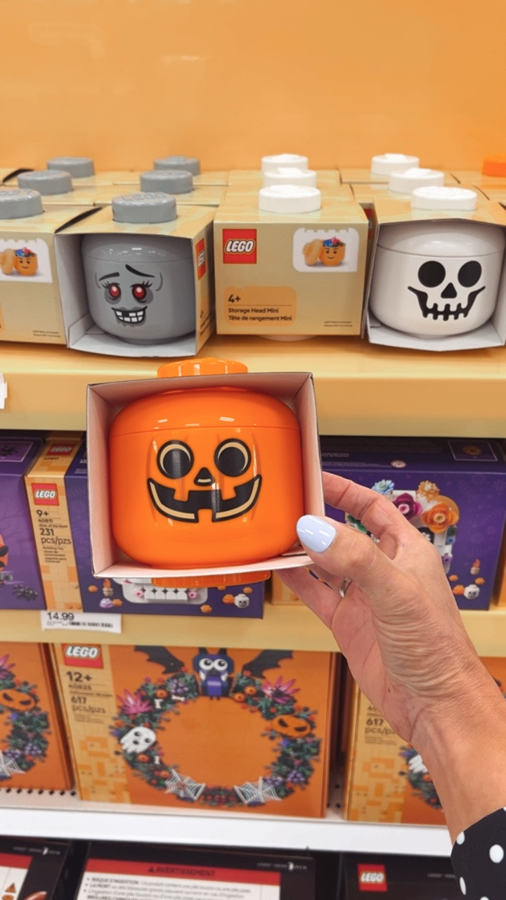 Boo basket filler ideas, Lego Halloween brick head storage, Legos, Halloween style, kids boo basket ideas, Halloween Legos.

#LTKSaleAlert #LTKSeasonal #LTKKids