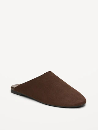 Faux-Suede Mule Clogs for Women | Old Navy (CA)