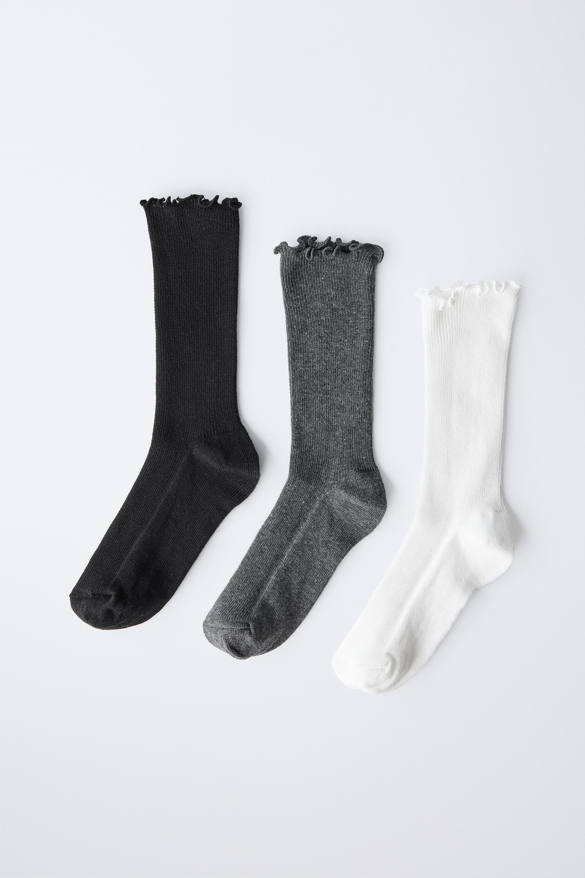 THREE-PACK OF TERRY LONG SOCKS | Zara US