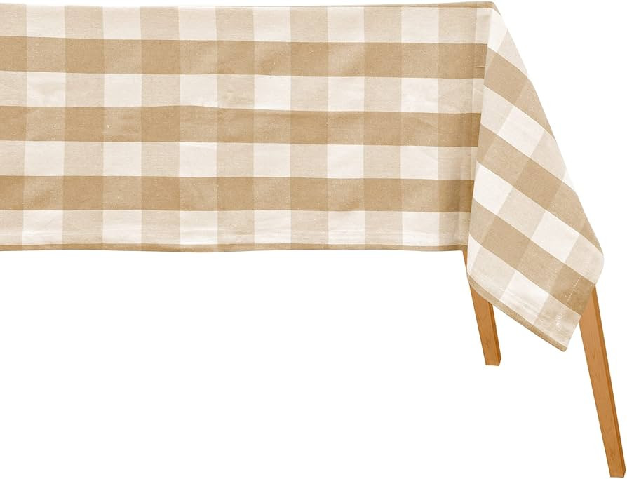 Rectangle Tablecloth, Cloth Tablecloth, Farmhouse Tablecloths for Rectangle Tables, Buffalo Plaid... | Amazon (US)