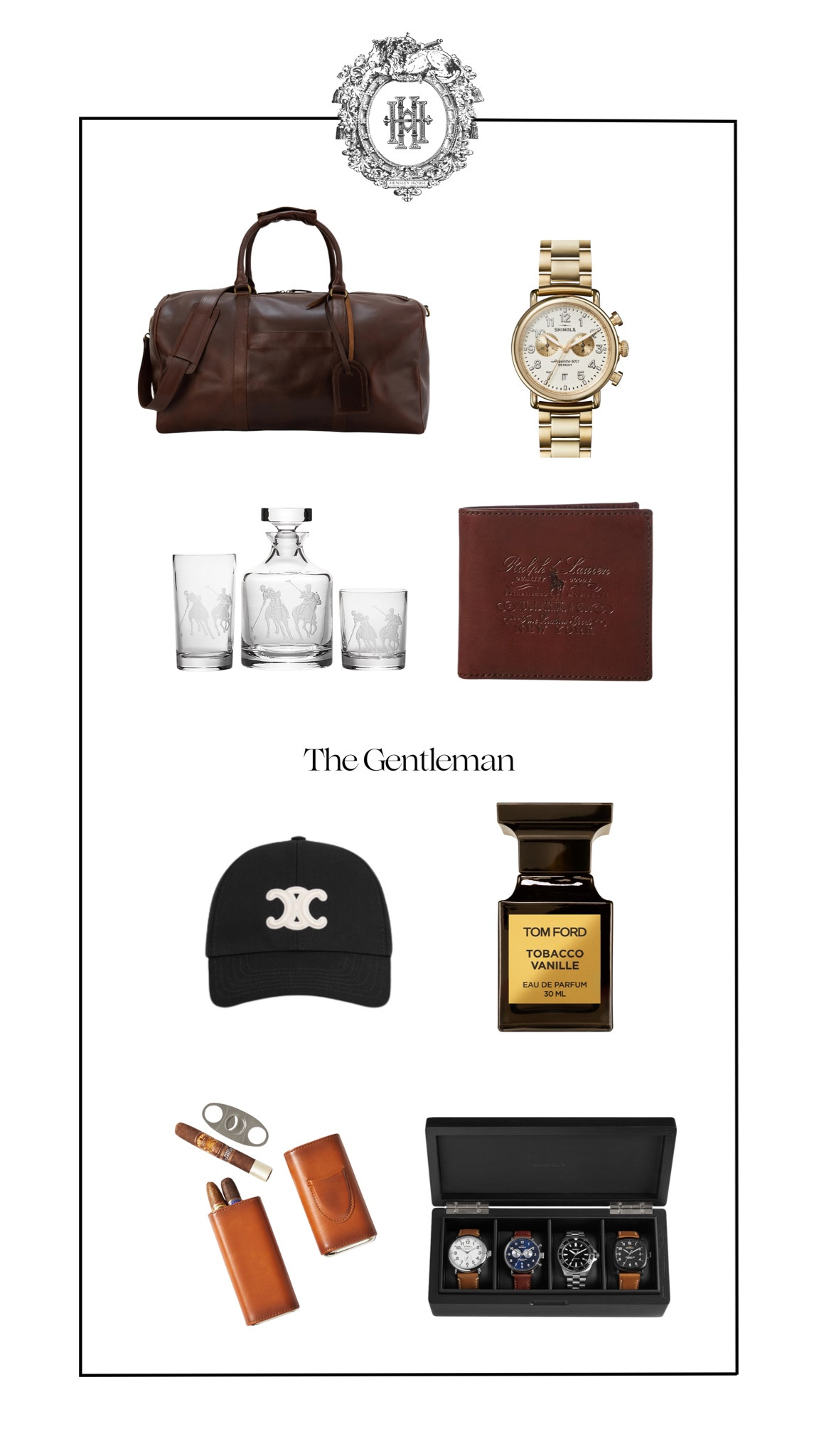 Christmas Gift Guide: Men’s Edition 🎁

Watch: Shinola
Tumbler: Ralph Lauren
Wallet: Ralph Lauren
Hat: Celine
Watch Box: Shinola

#LTKmens #LTKSeasonal #LTKstyletip