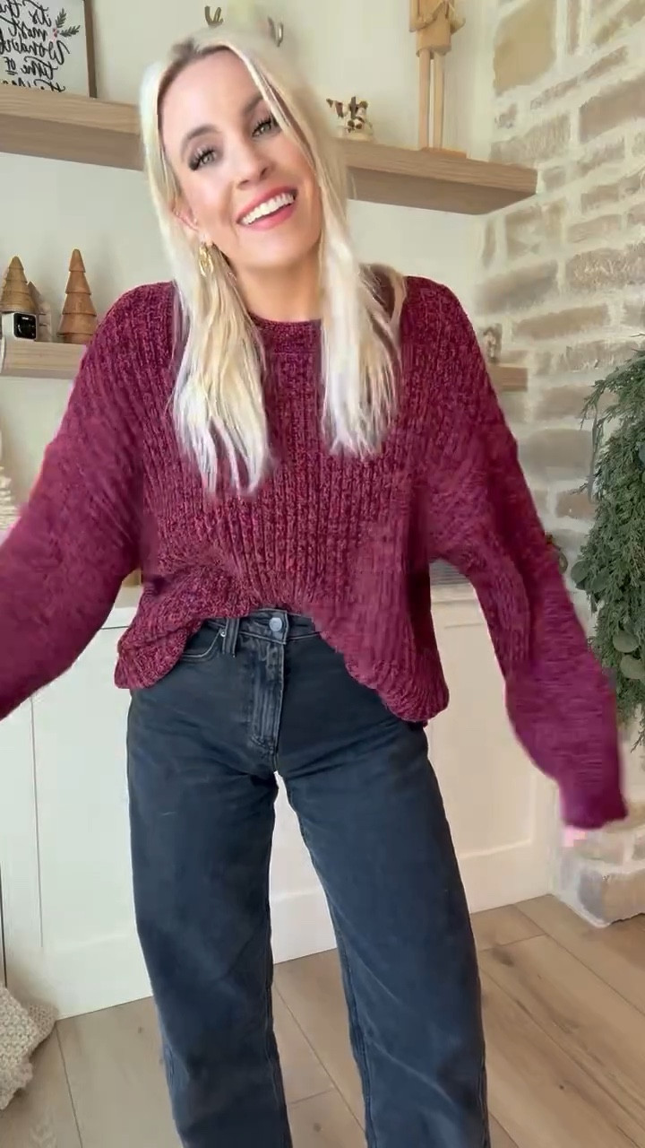This chenille sweater from Walmart now comes in a few different colors! I did a size large for a more oversized fit. This would be so cute paired with a skirt too! 

#LTKFindsUnder100 #LTKStyleTip #LTKFindsUnder50