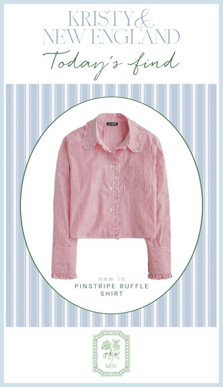 Pink ruffle shirt- fun for February ❤️

#LTKmidsize #LTKover40